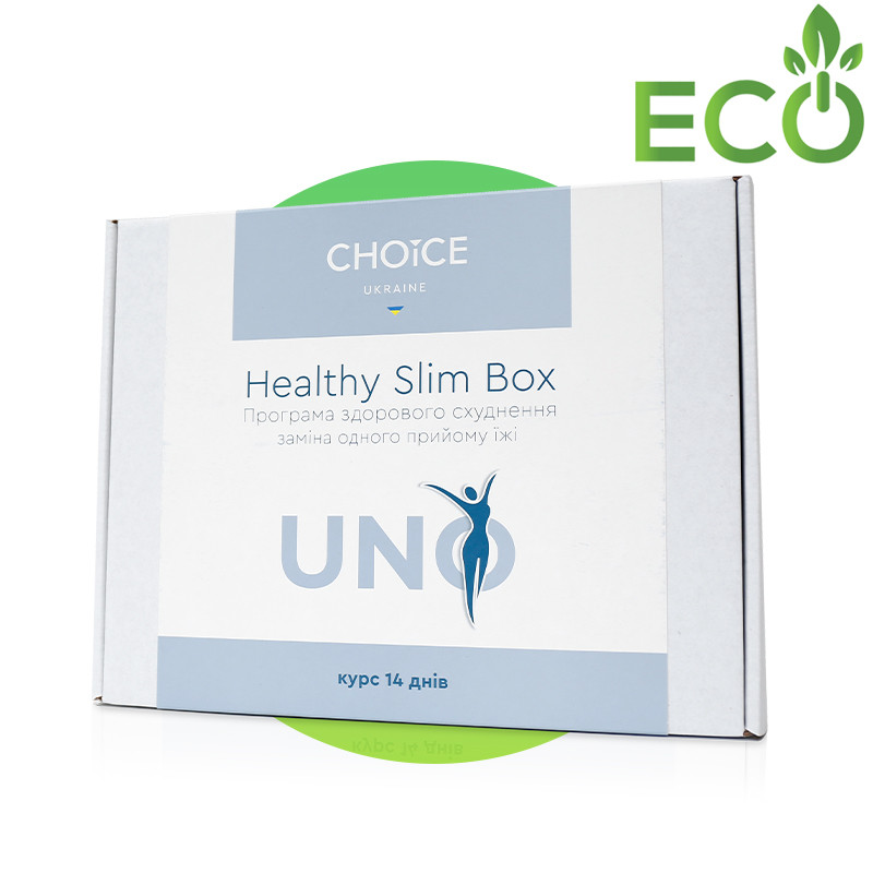 Програма здорового схуднення HEALTHY SLIM BOX UNO Choice | Пророщені зерна, фітокомплекси Чойс на 14 днів