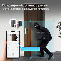 Дверний WiFi відеодзвінок 2K відеодомофон BJ7 - бездротовий відео дзвінок з камерою та датчиком руху, фото 6
