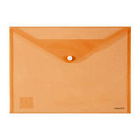 Папка Axent на кнопці А4, помаранчева 1402-26-A