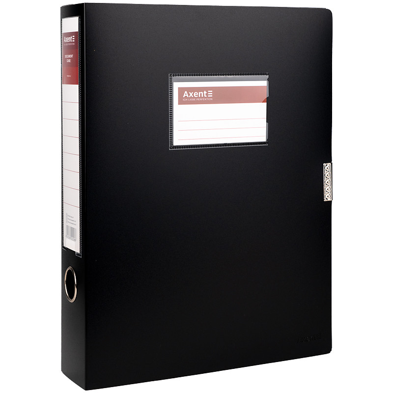 Папка-коробка Axent 60 мм, черная 1760-01-A - фото 1 - id-p156943241
