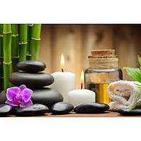 Діамантова вишивка. Картина на підрамнику Гармонія вечора, 20х30см, квадратні стрази