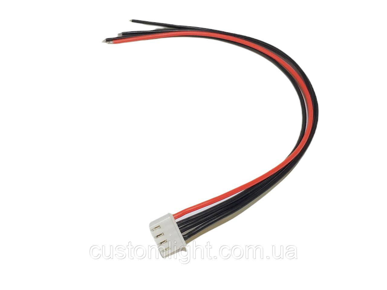 Роз'єм JST-XH F 3S провід 22AWG 200мм (4pin)