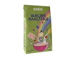 Вівсяні пластівці безглютенові, 400г Bebig