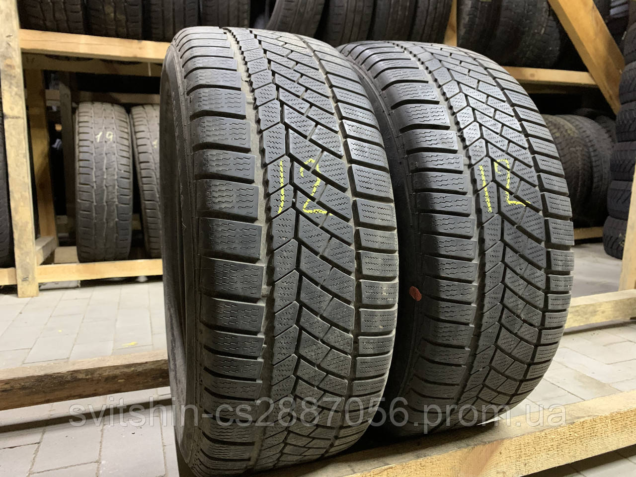 Шини зима 225/55R16 Continental ContiWinter Contact TS830 5.5-6мм 2 шт