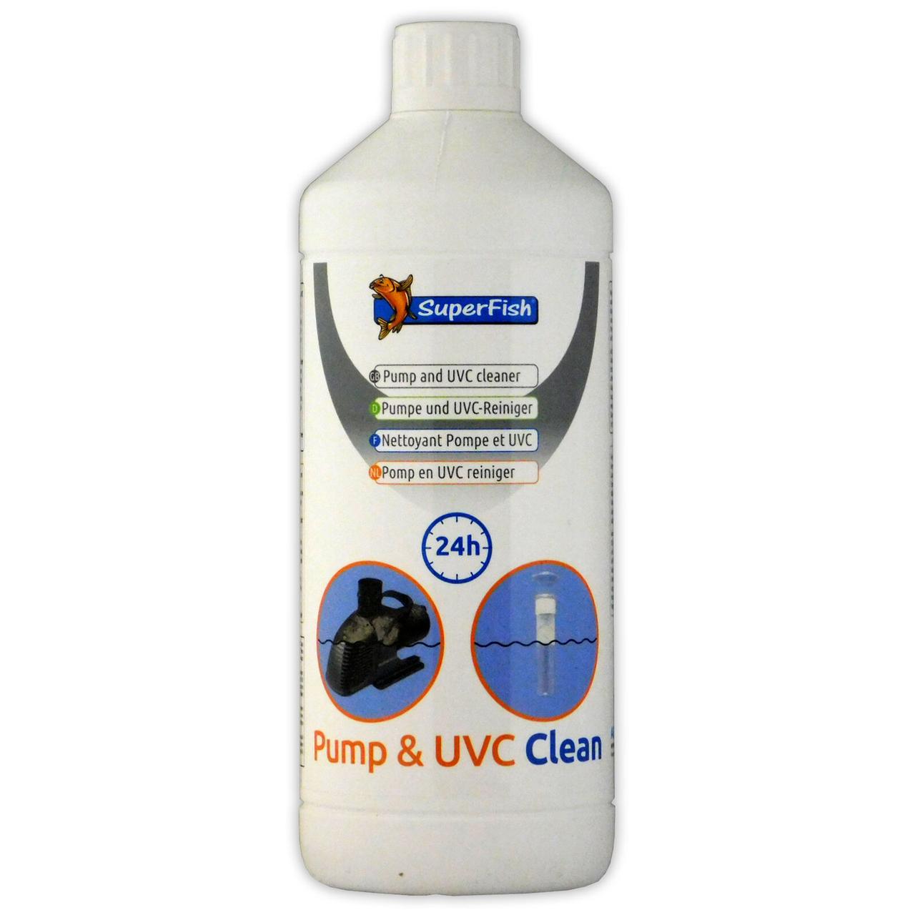 Очиститель для насосов и УФ- стерилизаторов Superfish Pump and UVC Clean 1 л - фото 1 - id-p1690825932