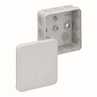 2K -12 Розподільча коробка 85*85*37мм вологостійка IP55, міцна IK07, 14 місць вводу кабелю