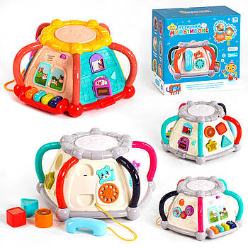 Музичний розвиваючий Мультибокс (2 кольори, 4 пісні, 4 казки, мелодії, сортер, укр. озвучка) TK Group 96338