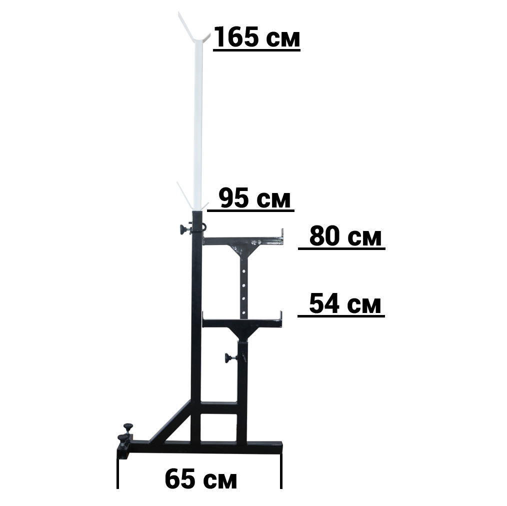 Регулируемые стойки под штангу со страховкой для штанги А2326-2 - фото 4 - id-p1116000940