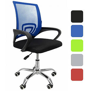 Офісне комп'ютерне крісло Bonro B-619 для дому, офісу Синій