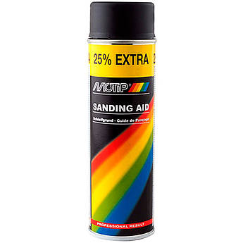 Грунт проявний Motip Sanding Aid, 500 мл Аерозоль Чорний