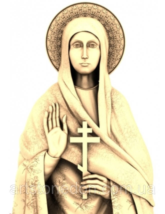 Ікона різьблена Свята Євгенія