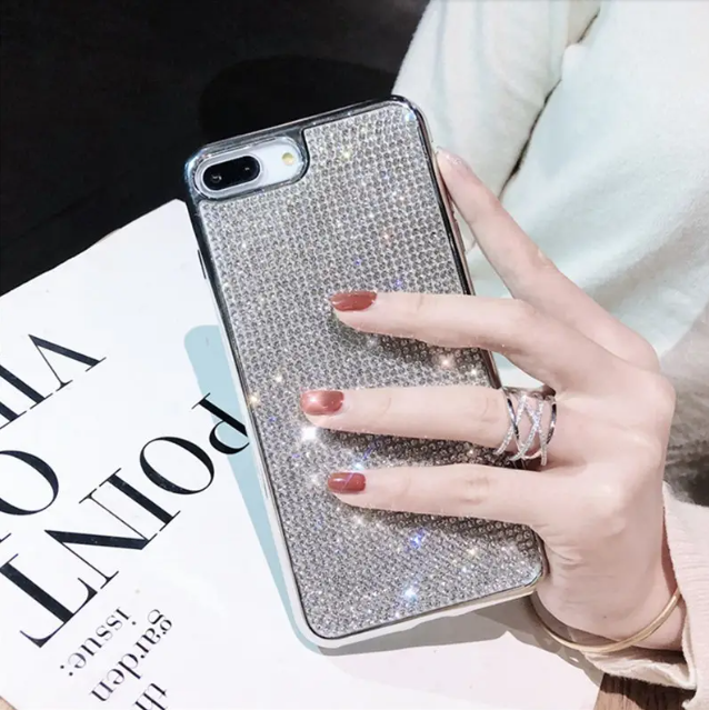 Силіконовий чохол з камінням для Apple iPhone 6 Plus/6s Plus