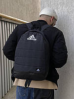 Рюкзак Adidas спортивный, городской, портфель для учебы, мужской адидас, черный