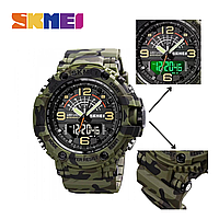 (ОРИГИНАЛ), Военные камуфляжные часы с подсветкой часы для военного противоударные Гарантия 1 Год