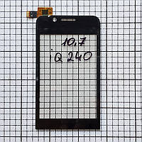 Тачскрин Fly IQ240 Whizz сенсор для телефона черный
