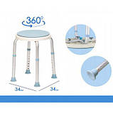 Стільчик для душу 12455TF-1 Doctor Life, фото 4