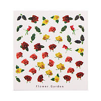 3D слайдер для дизайну нігтів Design Nail Applique - Flower Garden - Passionate Love AVADONA