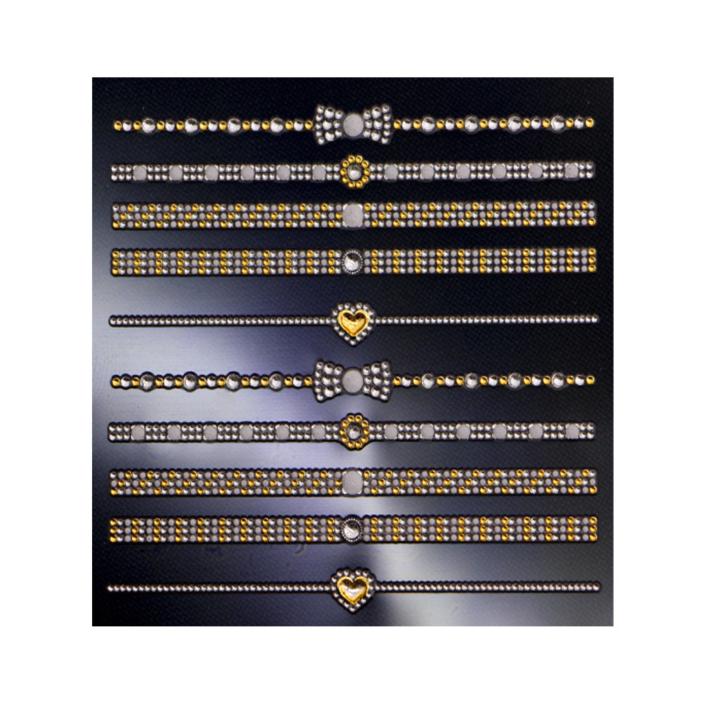 3D слайдер для дизайну нігтів Finger Chain - Lovely Heart AVADONA