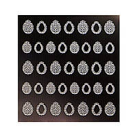 3D слайдер для дизайну нігтів Shiny Nail Applique - Dazzling Decoration - Blooming Dia AVADONA