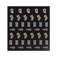 3D слайдер для дизайну нігтів Shiny Nail Applique - Dazzling Decoration - Amazing Cubic AVADONA