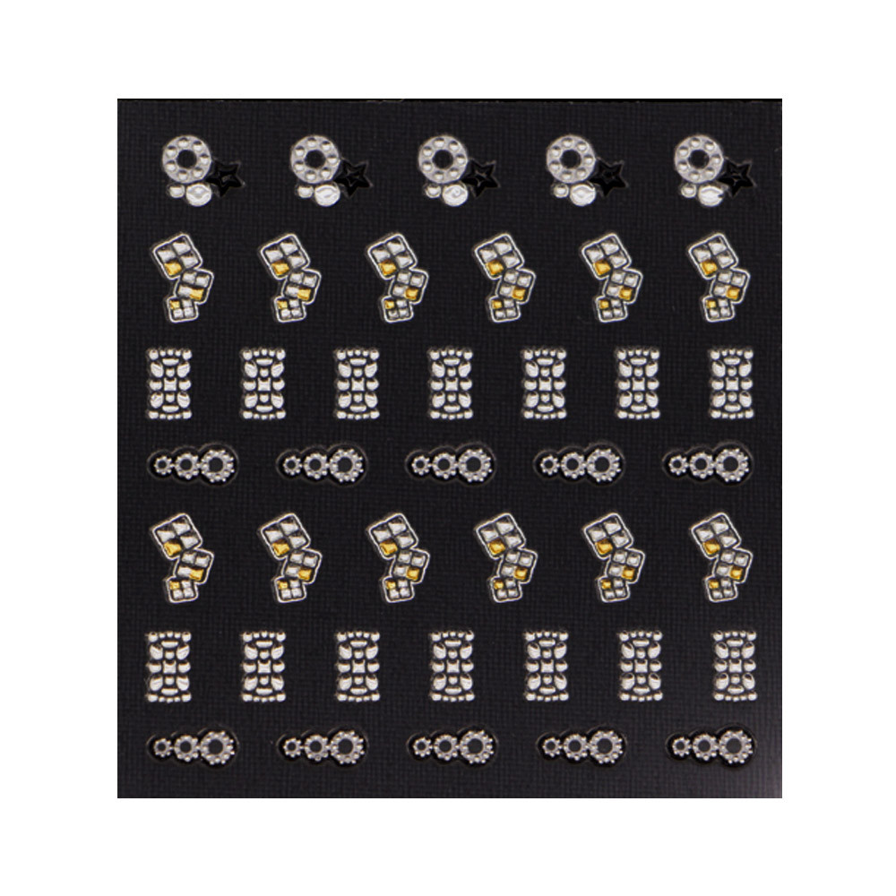 3D слайдер для дизайну нігтів Shiny Nail Applique - Dazzling Decoration - Amazing Cubic AVADONA