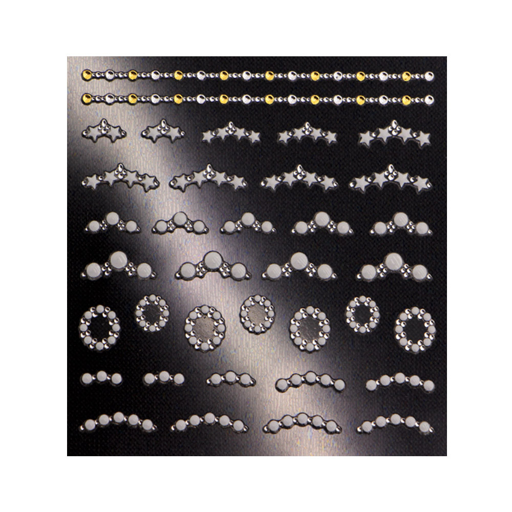 3D слайдер для дизайну нігтів Shiny Nail Applique - Dazzling Decoration - French Jewel AVADONA