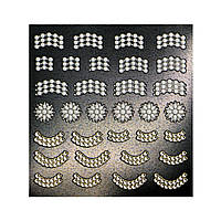 3D слайдер для дизайну нігтів Shiny Nail Applique - Dazzling Decoration - Chic French AVADONA