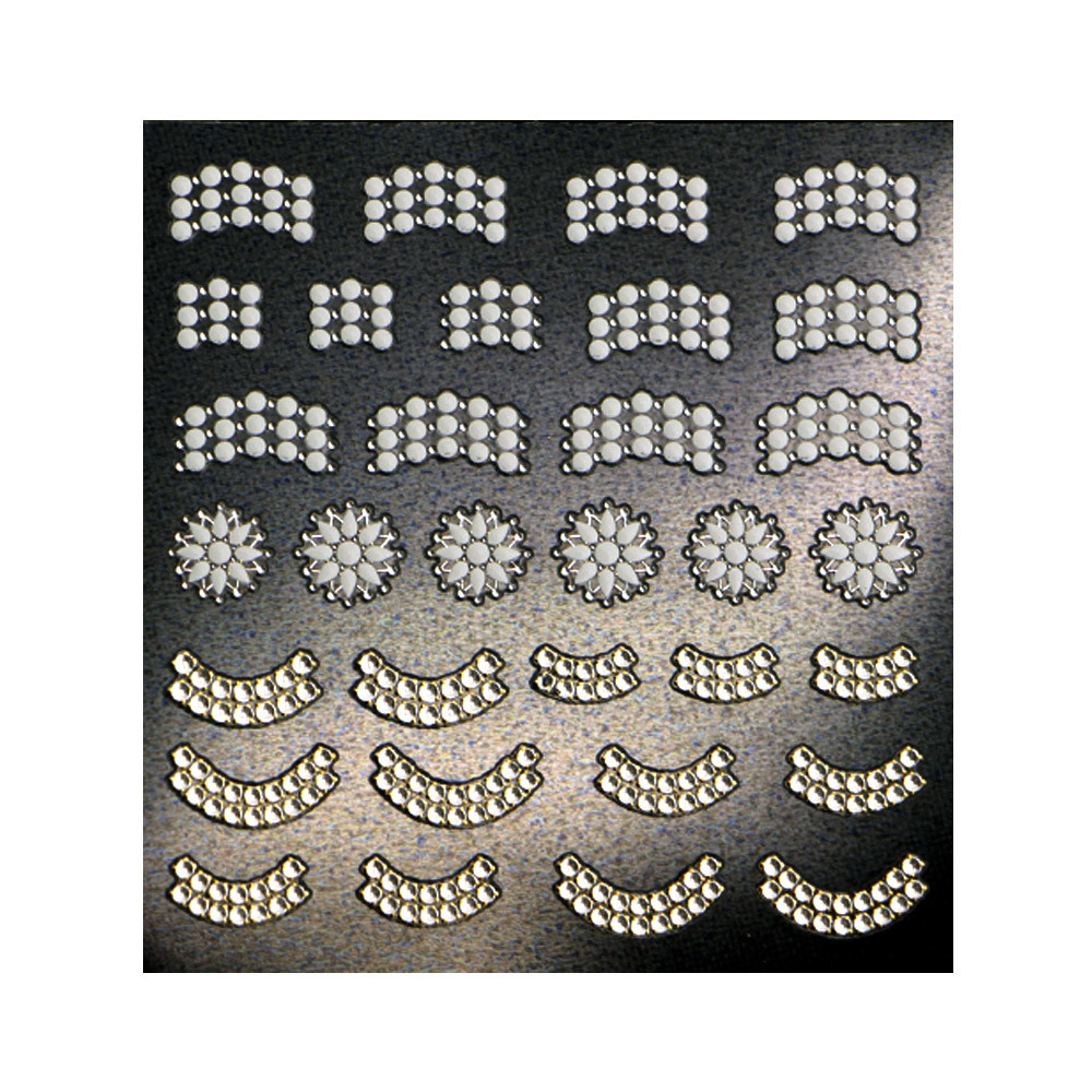 3D слайдер для дизайну нігтів Shiny Nail Applique - Dazzling Decoration - Chic French AVADONA