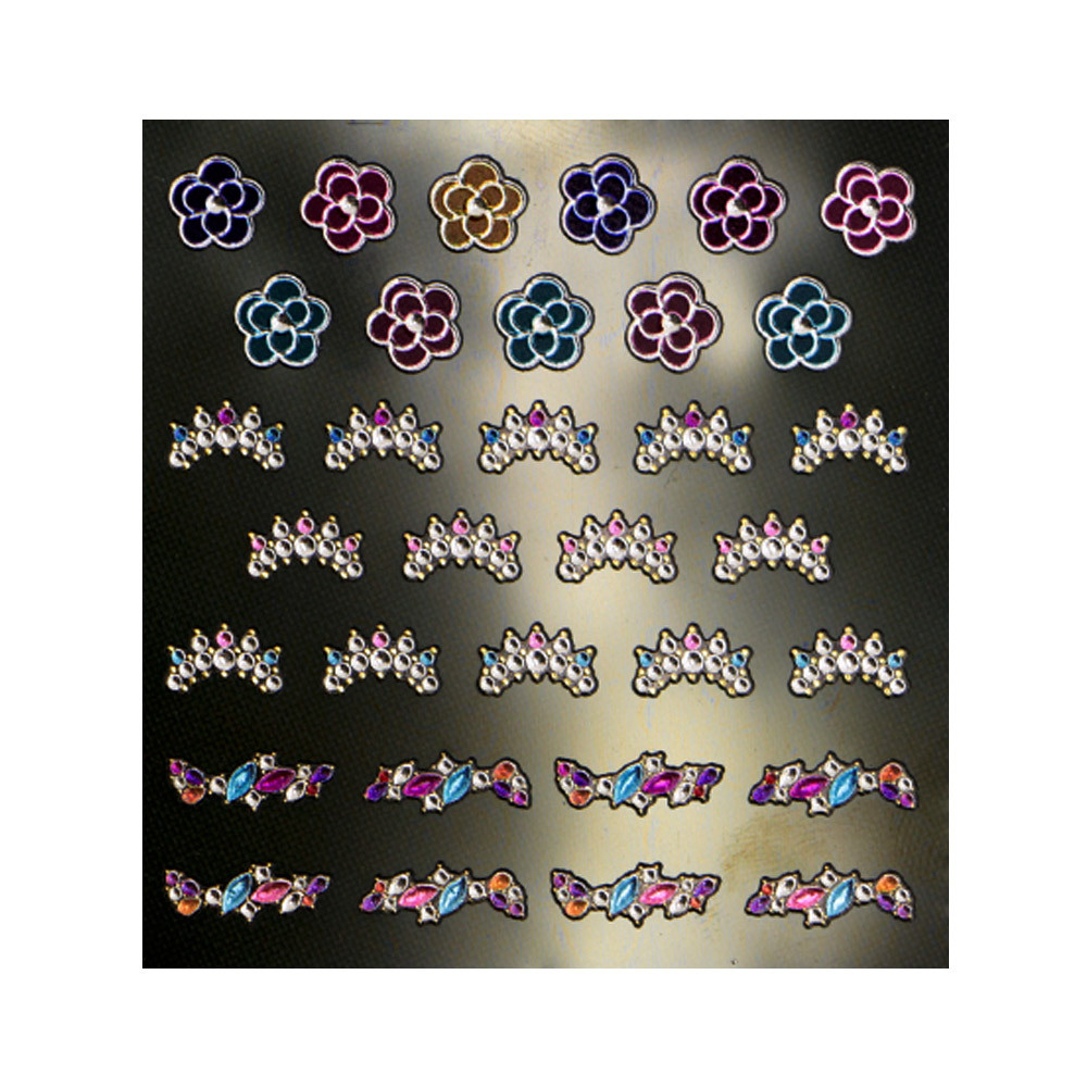 3D слайдер для дизайну нігтів Shiny Nail Applique - Vivid Decoration - Glass Art AVADONA