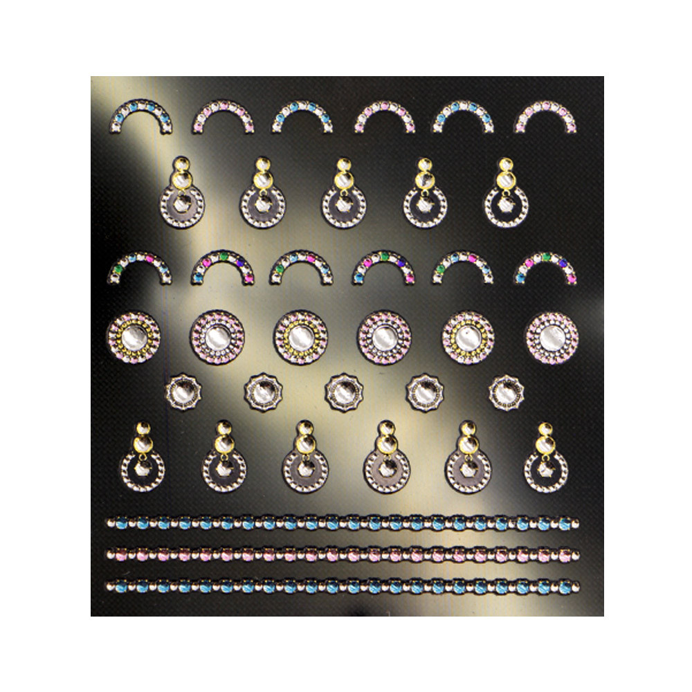 3D слайдер для дизайну нігтів Shiny Nail Applique - Vivid Decoration - Luxury Points AVADONA