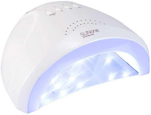 Лампа для манікюру Nail Lamp SUN One для покриття нігтів гель лаком, гелем 48W UV/LED White AVADONA