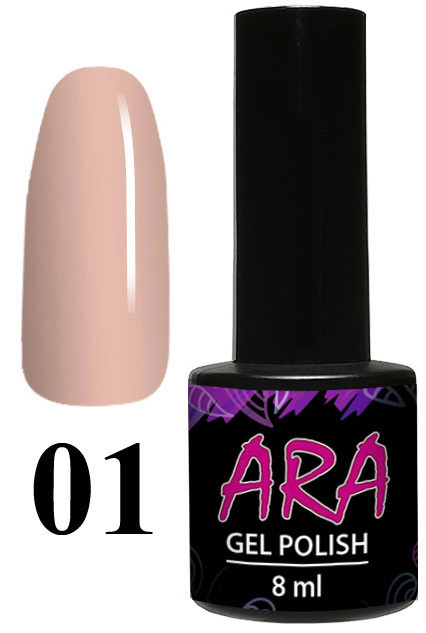 Гель-лак Ara 8 мл №01 AVADONA