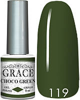 Гель-лак Грейс GRACE GRP119 Choco Green 8ml AVADONA