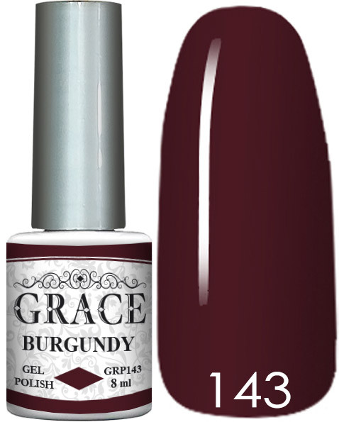 Гель-лак Грейс GRACE GRP143 Burgundy 8ml AVADONA