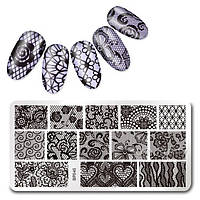 Пластина для стемпінгу Lpnails BP045 AVADONA