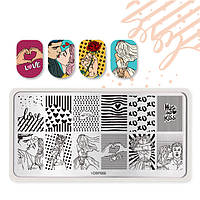 Пластина для стемпінгу Lpnails VDBP005 AVADONA
