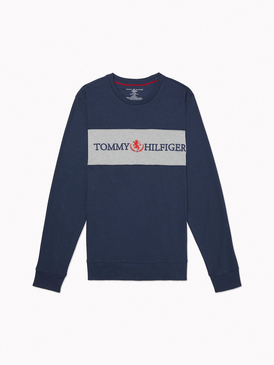 Лонгслів чоловічий Tommy Hilfiger кофта з логотипом оригінал, фото 1