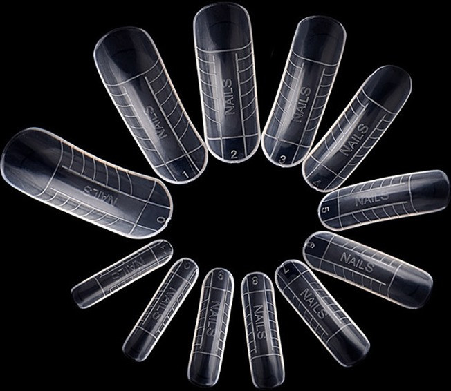 Верхні двосторонні форми Lpnails для нарощування нігтів 120 шт. AVADONA