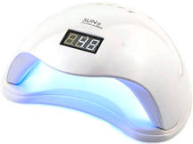 Лампа для манікюру Nail Lamp SUN 5 для покриття нігтів гель лаком, гелем 48W UV/LED White AVADONA