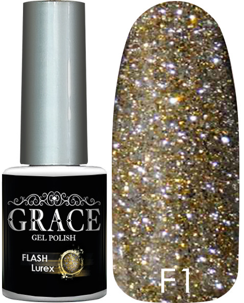Гель-лак Грейс GRACE FLASH GRPF1 Lurex 8ml AVADONA