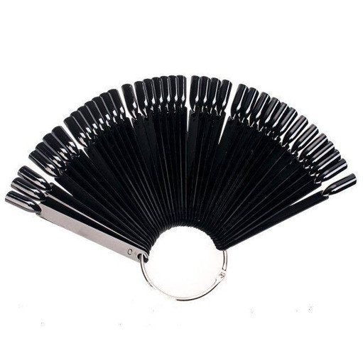 Нігті на паличці 50 шт на кільці чорні (палітра) AVADONA