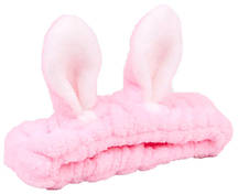 Пов'язка для волосся з рожевими вушками AVADONA