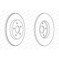 Тормозной диск FERODO DDF1126