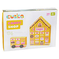 Деревянный конструктор Cubika "Candy shop" LDK1 34 детали 15115