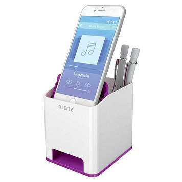 Підставка для ручок і смартфона Leitz WOW. Фіолетова