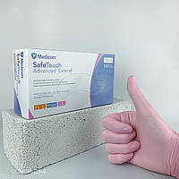 Нитриловые перчатки Medicom Advanced Extend Pink, размер "XS", 100 шт ( "№ 1100")
