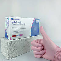 Нитриловые перчатки Medicom Advanced Extend Pink, размер "S", 100 шт ( "№ 1100")