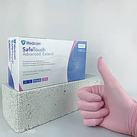Нитриловые перчатки Medicom Advanced Extend Pink, размер "M", 100 шт ( "№ 1100")