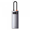 USB-хаб концентратор Baseus 5-в-1 Metal Gleam Multifunctional 5-in-1 Type-C Gray (CAHUB-CX0G), фото 2