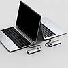 USB-хаб концентратор Baseus 5-в-1 Metal Gleam Multifunctional 5-in-1 Type-C Gray (CAHUB-CX0G), фото 6